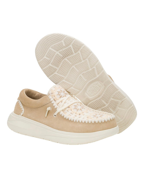 Hey Dude Wendy COMF Suede Crochet