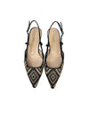 Slingback Serena raffia