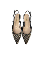 Slingback Serena raffia