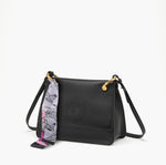 La Carrie Drilled logo shoulder bag