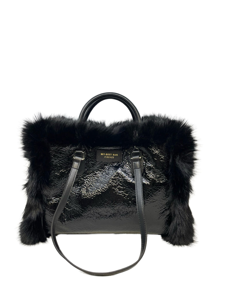 My Best Bag Atena Patent fur